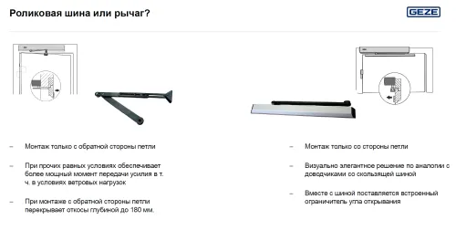 Электропривод Powerturn SV 230В GEZE для распашных дверей фото 13